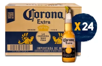 Caja Cervezas Corona 24 Unidades